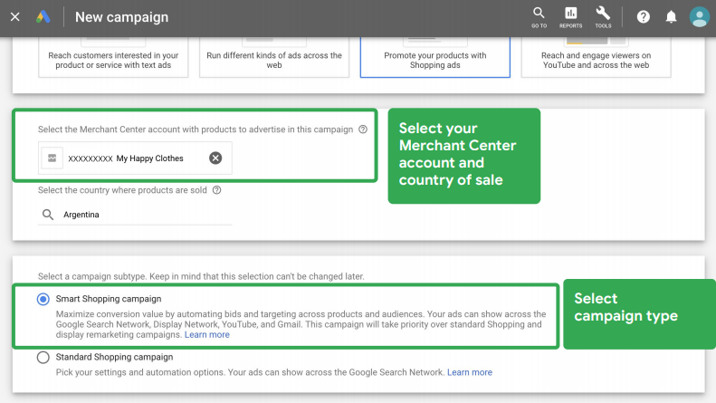 Step 4 Smart Shopping Setup Step 4