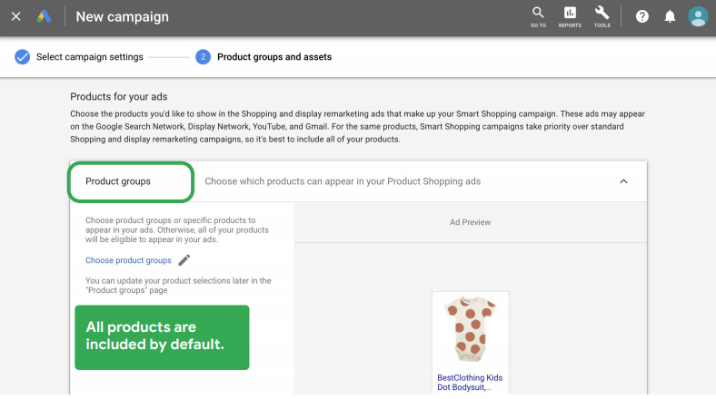 Step 8 Smart Shopping Setup Step 8